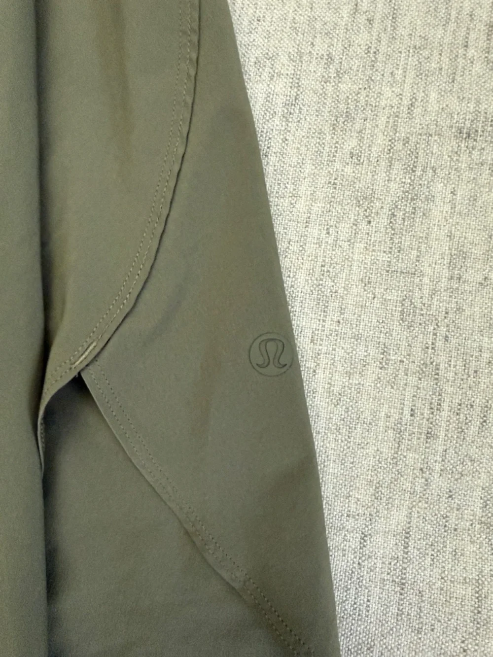 lululemon athletica Olive Green Pleated High-Low Skirt - Picture 2 of 4